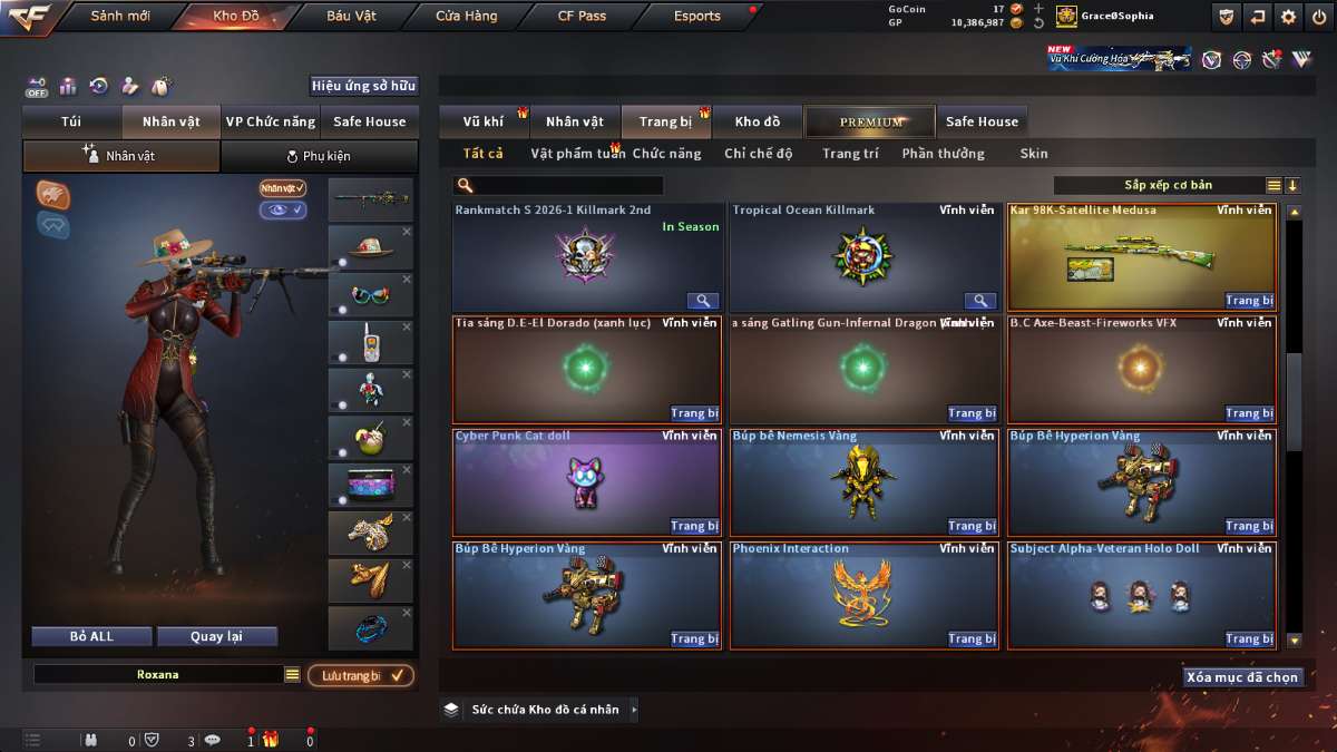 shop acc cf uy tin gia re